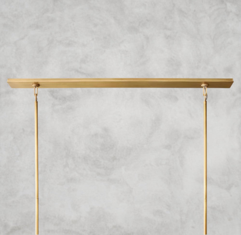 Beckman Rectangular Chandelier 54", 72"